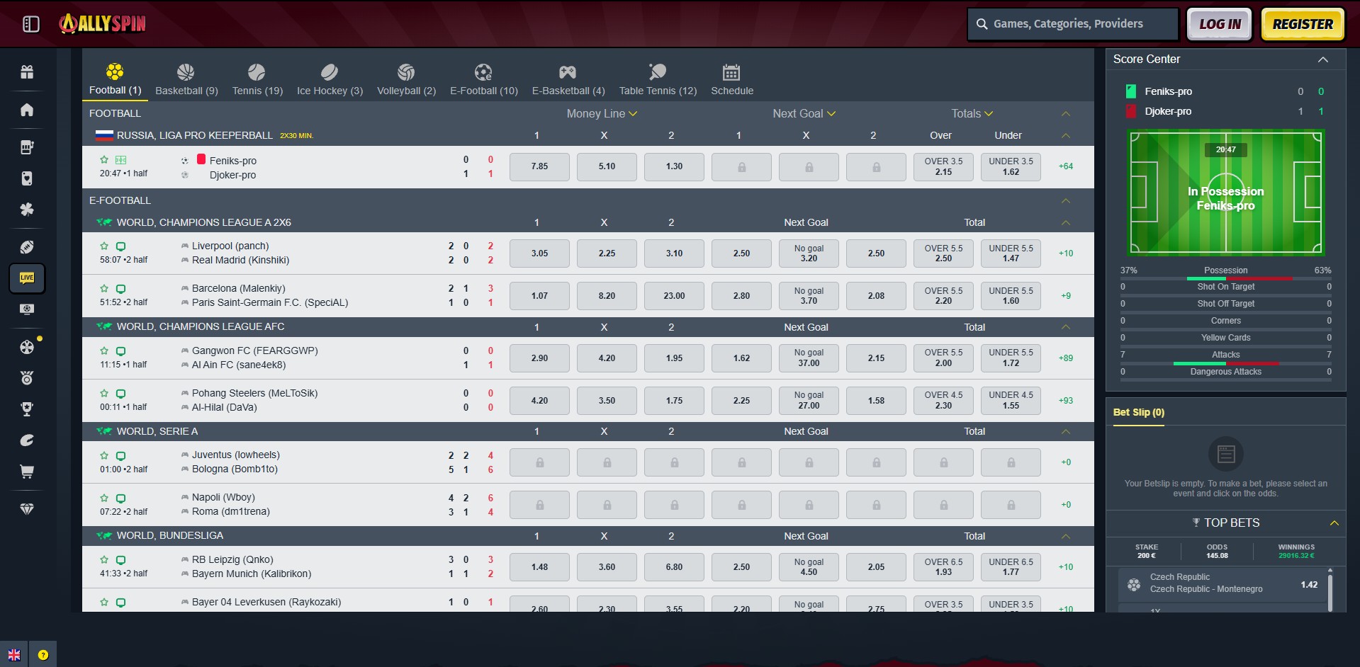 allyspin-live-betting